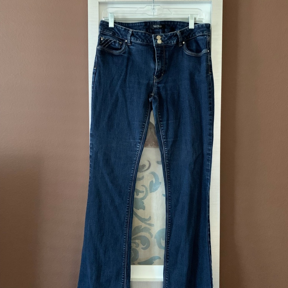 WHBM skinny flare jeans
